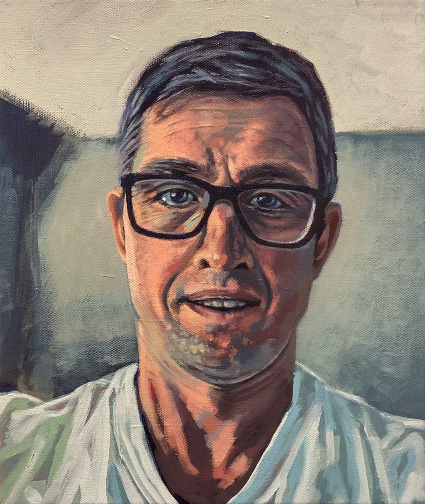 Self Portrait • acrylic on canvas • 10